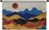 MuchoWow® Wandteppich Wandbehang Marmor - Gold - Blau 90x60 Produktbild-Vorschau 1