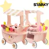 Glacier en bois pour enfants, jouets, trolley sur roues, Voir les images du produit 9