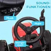 HOMCOM Elektrický detský traktor s funkciou MP3, rýchlosť Náhľad obrázku produktu 6