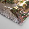 Bilder auf glas - Blume Straße Haus - 140x50cm - Glasbilder Produktbild-Vorschau 5