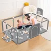 180x122CM Große Baby Laufstall Produktbild-Vorschau 2
