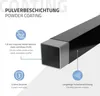 Obdélníkový věšák na zeď ML-Design, 12x60 cm, černý, z Náhled obrázku produktu 5