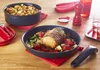 A table setting with cookware and food. Anteprima dell’immagine prodotto