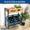 DanDiBo Getränkekistenregal 4 Kisten mit Gitter Haken  Produktbild-Vorschau 8