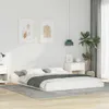 vidaXL Bettrahmen Weiß 140 x 220 cm Massives Kiefernholz Produktbild-Vorschau 2