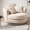 Drehsessel "Comfy" wollweiß Web-Velours XL Sessel drehbar Produktbild-Vorschau 1