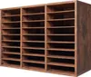 SucceBuy Holz-Literatur-Organizer mit 27 Fächern, Produktbild-Vorschau 1