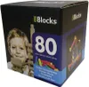 BBlocks bouwblokken set - 80 stuks, kleurrijk houten Productafbeelding-voorbeeld 5