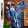 Green Bean® Sitzsack mit Hocker aus Cord - Sitzsäcke für Produktbild-Vorschau 5