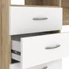 Psací stůl Function 80134 dub sonoma/bílá Náhled obrázku produktu 6