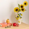 Atmosphera Blumenvase Zitronen - gelb - Keramik - D20 x H33 Produktbild-Vorschau 2