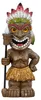 Mel-O-Design 2039 Hawaii Tiki Figur mit Solarlicht braun Produktbild-Vorschau 1