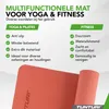 Tunturi Yoga Mat 8mm - Pilates mat - Extra dikke fitness Productafbeelding-voorbeeld 5