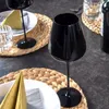 Intirilife 6x verre à vin au design moderne en noir - Voir les images du produit 6