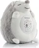 A plush hedgehog toy with a projector and sound features, designed for babies and children. Voir les images du produit