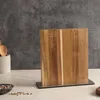 Oleio magnetischer Messerblock aus massivem Akazienholz mit Produktbild-Vorschau 2