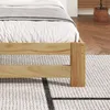 OKWISH Lit double 140x200 cm avec Tête de Lit et Sommier - Voir les images du produit 7