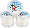 Schneemann Zuckerwatte im Eimer – weiß, natürliche Süße, Produktbild-Vorschau 3