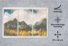 MuchoWow® Mauspad Mousepad Aussicht - Baum - Berg 27x18 cm Produktbild-Vorschau 2