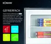 Bomann® Réfrigérateur avec compartiment congélation 206L | Voir les images du produit 15
