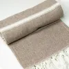 Ręcznik hammam w pasy 100% naturalna bawełna YEYE Antracyt Podgląd zdjęcia produktu 7