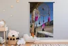 MuchoWow® Wandteppich Wandbehang Ein rosa Traumfänger in Produktbild-Vorschau 3