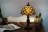 Birendy Tischlampe  Tiffany Waben Steine Tiff156 Motiv Produktbild-Vorschau 4