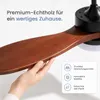 Ø106cm Echtholz Deckenventilator mit Beleuchtung 3 Flügel Produktbild-Vorschau 7