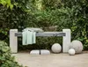 Dehner Gartenbank, 2-Sitzer, ca. 120 x 45 x 30 cm, Granit, Produktbild-Vorschau 4