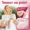Paris Hilton  pinke Edelstahl Trinkflasche mit Produktbild-Vorschau 4