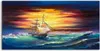 Coloray Acrylbild 120x60  Wandbild Acrylbilder Wellen Meer Produktbild-Vorschau 1