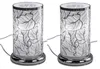 2er Set Tischlampen Leuchten BLÄTTER H. 24cm D. 15cm mit Produktbild-Vorschau 1