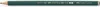 Ołówek Faber-Castell CASTELL 9000 119004 4B ciemnozielony Podgląd zdjęcia produktu 3
