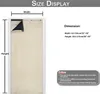 82x204cm Grau Verdunkelung Thermo Türvorhang Ösen Produktbild-Vorschau 7
