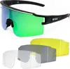 YEAZ Sport-Sonnenbrille Weiß/Blau SUNTHRILL Set Produktbild-Vorschau 1