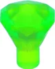 A single green gem on a white background. Náhled obrázku produktu