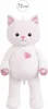 Gatto di Peluche XXL 72 cm – Grande Peluche Bianco Extra Anteprima dell’immagine prodotto 3