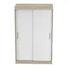 A front view of a two-door wardrobe with sliding doors. Náhled obrázku produktu