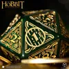 Kostka "Lo Hobbit" - D20 verde Anteprima dell’immagine prodotto 3
