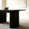 Esstisch GUARDA 160 x 75 cm, Schwarz MDF - Rechteckiger Produktbild-Vorschau 3