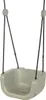 A baby swing seat suspended by ropes against a white background. Podgląd zdjęcia produktu