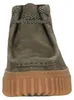CLARKS Schnürschuhe Torhill Moss Dark Green Nub mit Produktbild-Vorschau 5