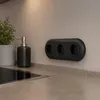 Unterputz Retro Steckdose 3-Fach, Steckklemme, All-in-One, Produktbild-Vorschau 4