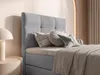 AX LIVING Boxspringbett 120x200 cm Defne Hellgrau - Produktbild-Vorschau 5