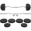 Yaheetech 30 kg SZ Curlset Langhantel-Set, Hantel-Set für Produktbild-Vorschau 1