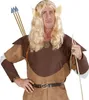A man dressed in a medieval-style costume, likely an elf archer, posing with a bow and arrows. Produktbild-Vorschau