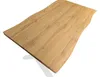 Esstisch Dua | 140 x 80 cm | Holz-Optik mit Baumkante in Produktbild-Vorschau 5