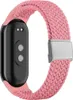 Ersatz Armband für Xiaomi Mi Band 8 Nylon, Farbe:Rosa Produktbild-Vorschau 1