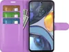 Motorola Moto G22 Hülle - Coverup Klapphülle - Violett Produktbild-Vorschau 2