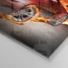 Bilder auf glas - Auto Flammen Rot - 40x40cm - Glasbilder - Produktbild-Vorschau 5